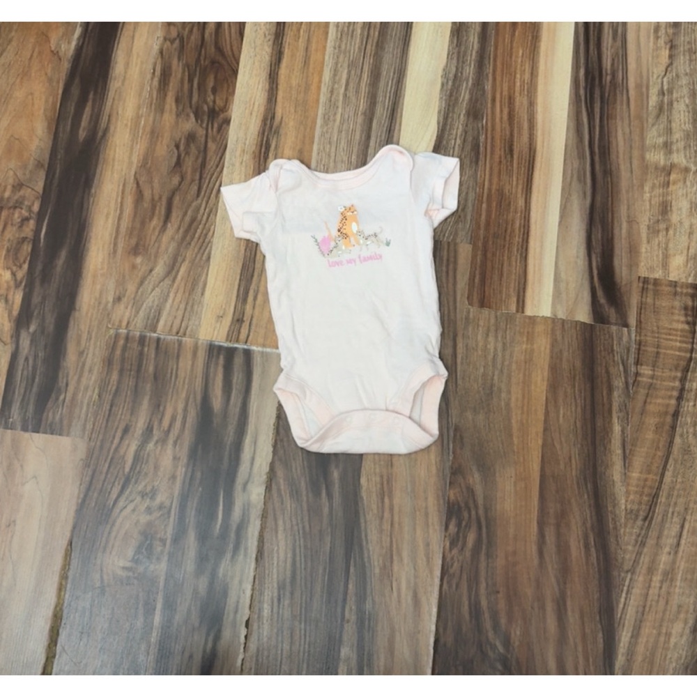 Pink Baby Onesie with Cute Graphic